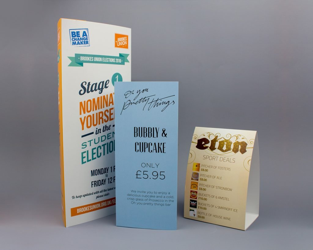 Table-Tents-Printing-Salford